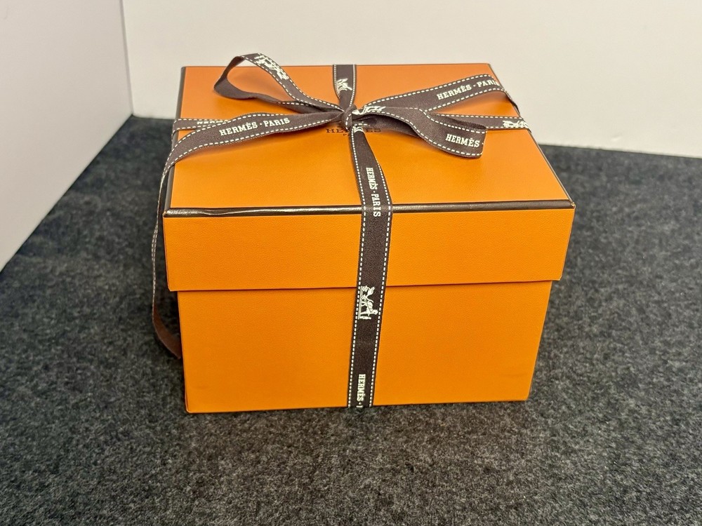 Hermes Empty Box W/ Ribbon see image for dimensions  ￼