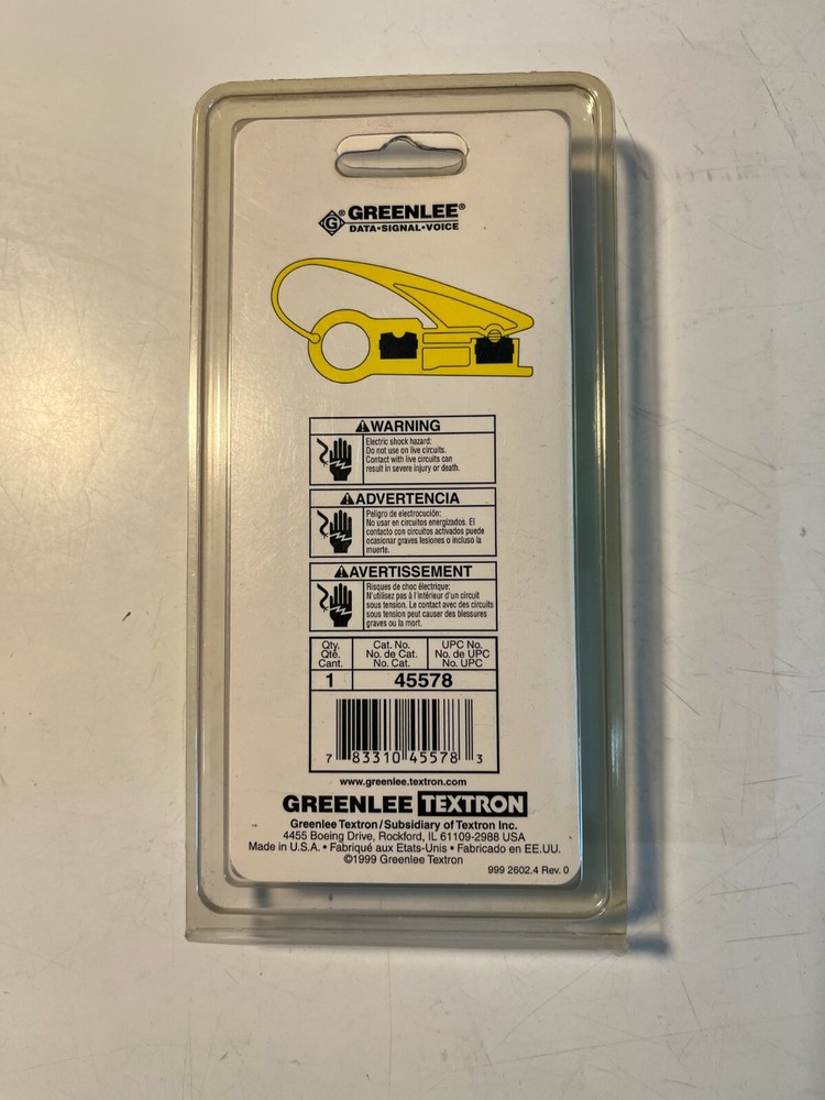Greenlee 45578 CATV Stripper