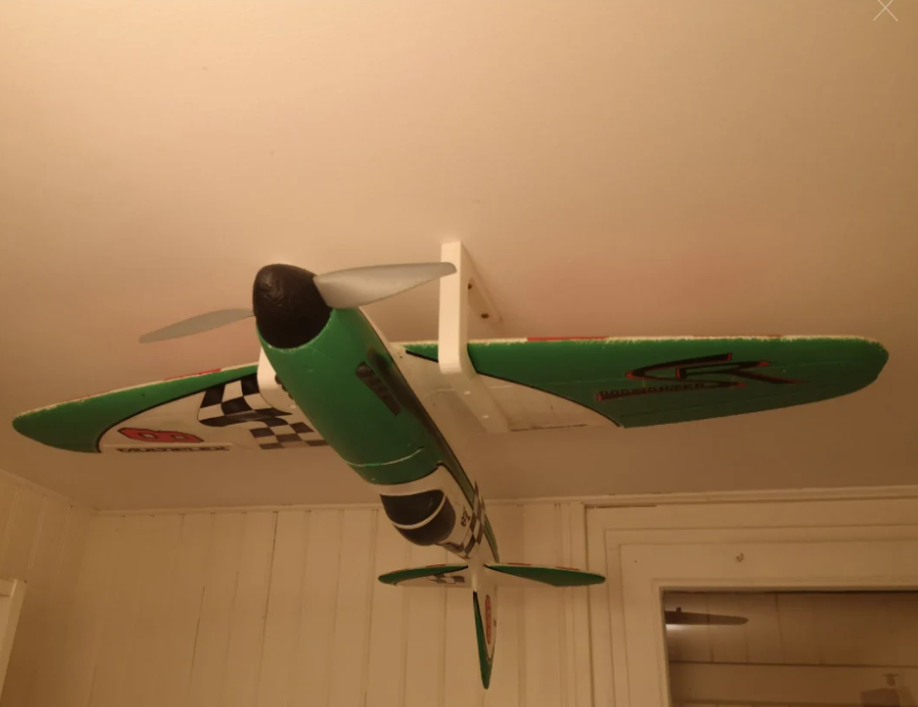 RC Airplane Hanger Ceiling Mount Wall Bracket for Hanging Small Planes