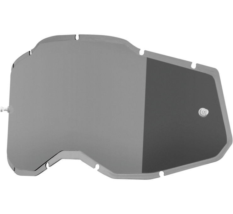 100% 2.0 Injected Replacement Lens Silver Mirror