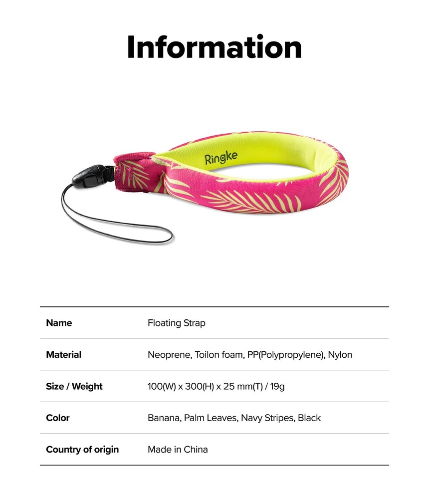 Waterproof Float Strap (2 Pack), Underwater Floating Strap, Wristband, Hand G...