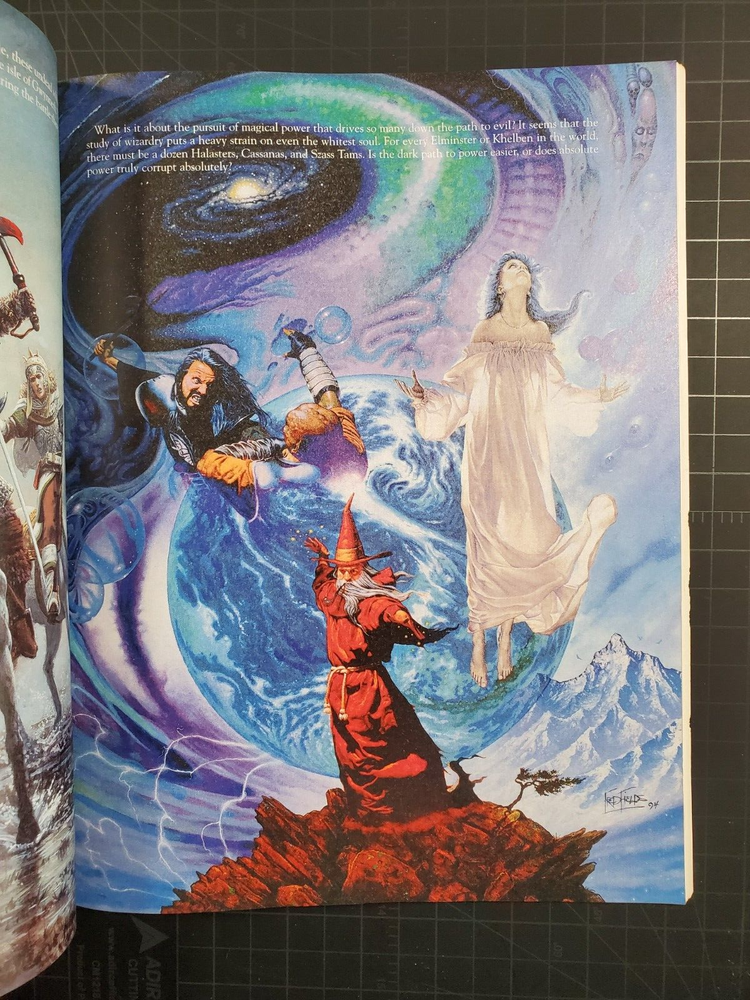 Advanced Dungeons & Dragons Villains' Lorebook Forgotten Realms Original