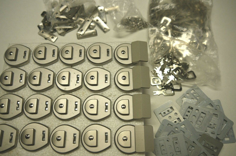 Wholesale solid heavy duty Brushed Nickel Lock. 10 pieces.