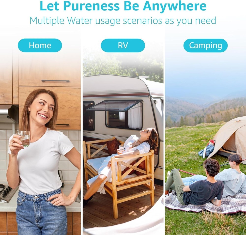 AQUACREST Water Filter Replacement for Berkey® Gravity Water Filter System,8Pack