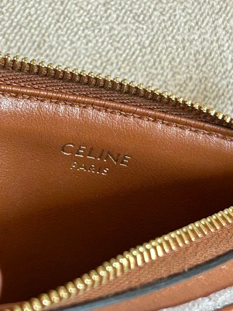 CELINE Triomphe Fragment Case Smooth Lambskin