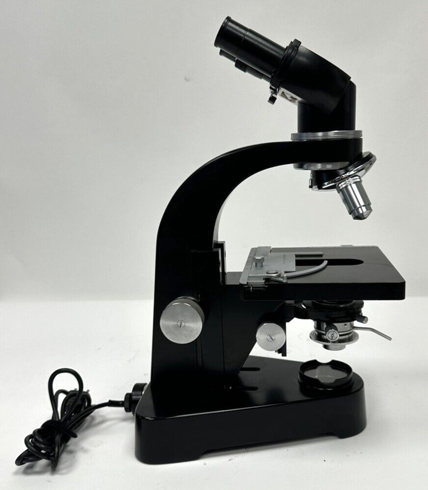 Vintage Leitz Wetzlar Binocular Microscope with Case
