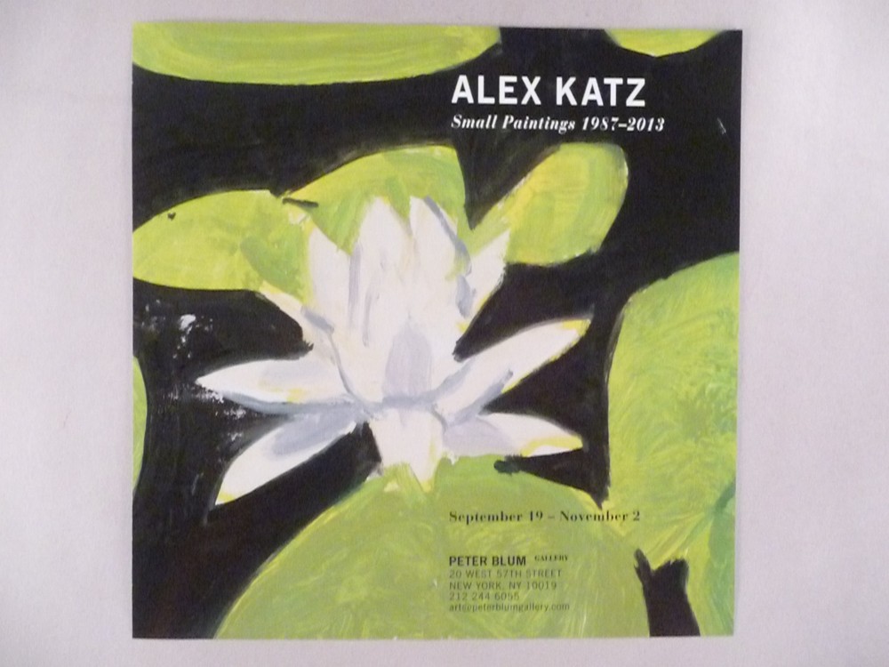 Alex Katz MAGAZINE AD - 2013