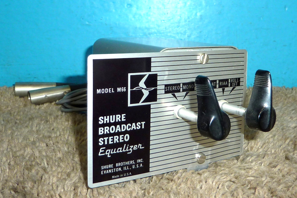 Shure M66 Broadcast Stereo Equalizer Good Condition