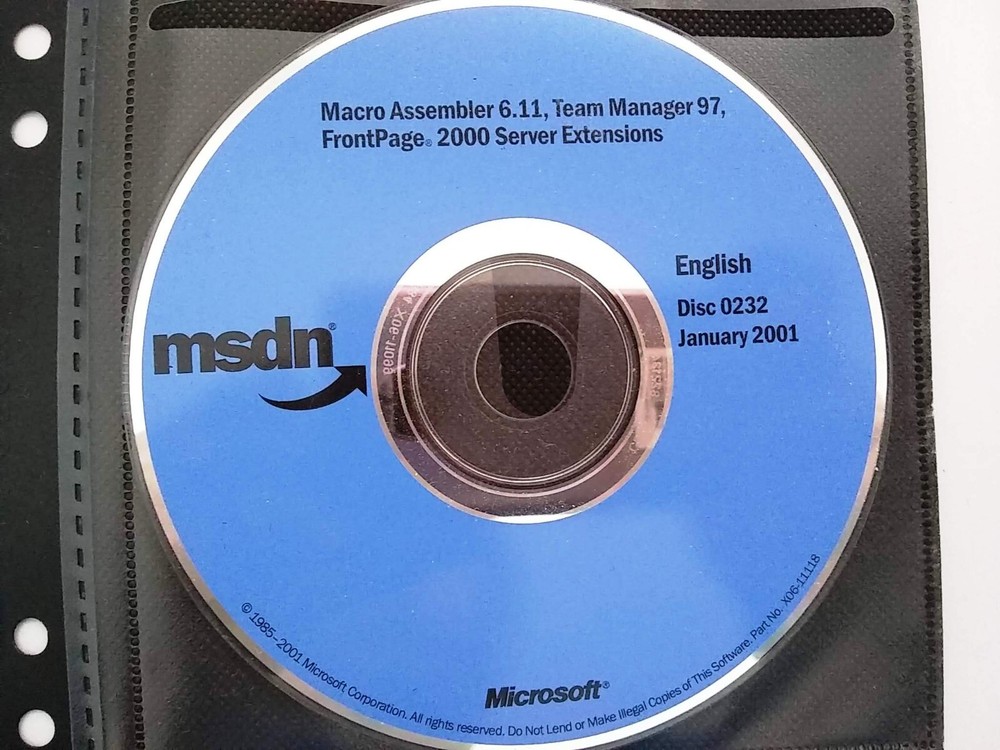 Microsoft Macro Assembler (MASM) Ver 6.11 Assembly-Language Development System