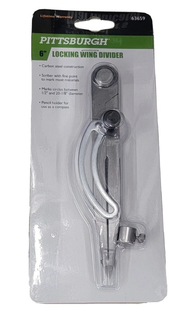 Pittsburgh 6" Locking wing divider. Carbon steel construction