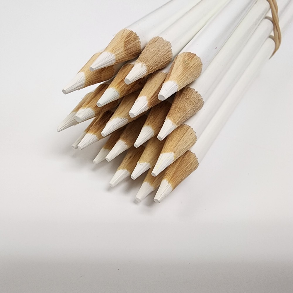 20 Crayola Colored Pencils  (White) BULK Lot