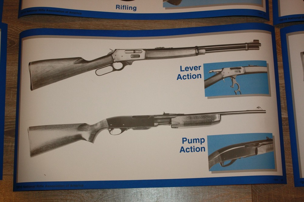 2010 NRA 8 POSTER SET RIFLE POSTERS