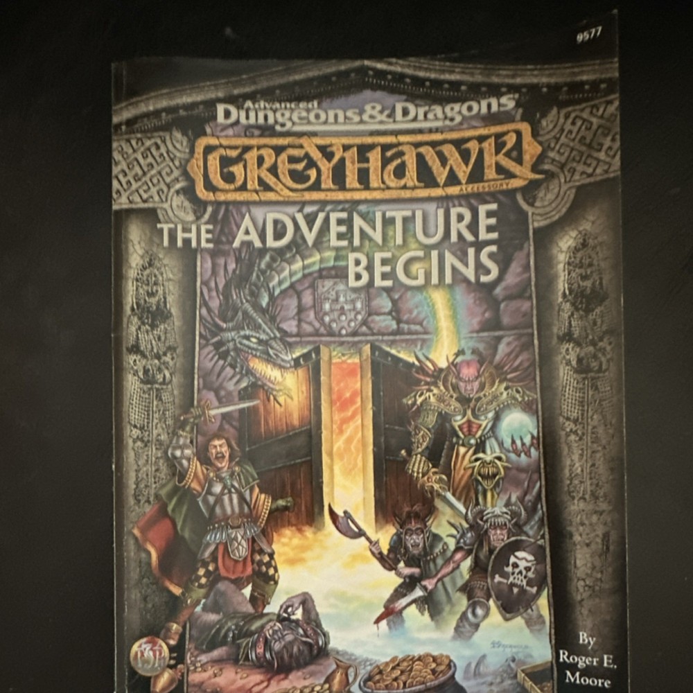 TSR Advanced Dungeons & Dragons Greyhawk The Adventure Begins Sourcebook 1998