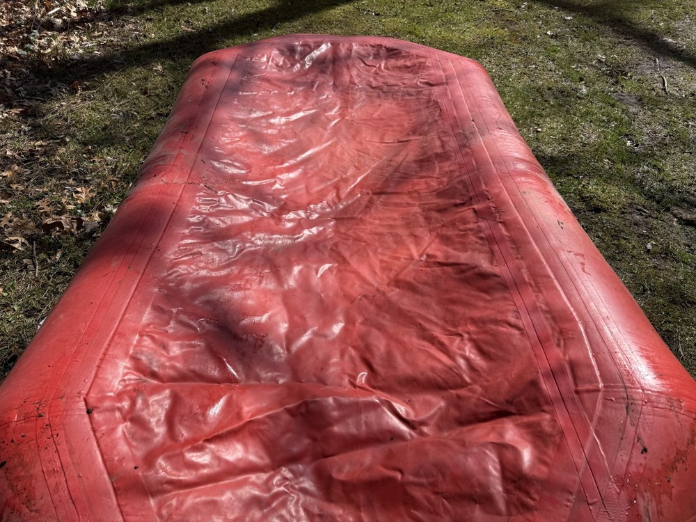 Achilles Inflatable Dinghy 9'8" x 4'10", Threaded Oar Pins (No Oars)