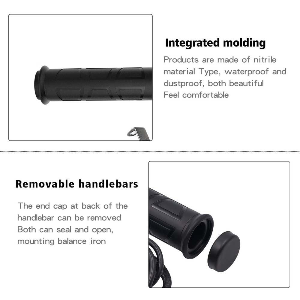 Three-speed Intelligent Temperature-adjusting Electric Heating Handlebar Kit