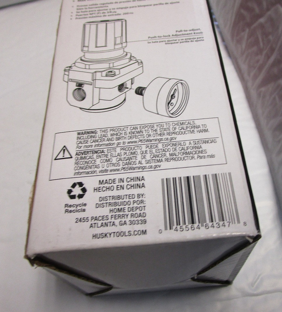 Husky 3/8 in. High Performance Air Regulator