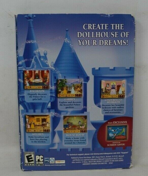 ACTIVITY FUN WITH CINDERELLA & FRIENDS - (PC CD-ROM) With Original Box