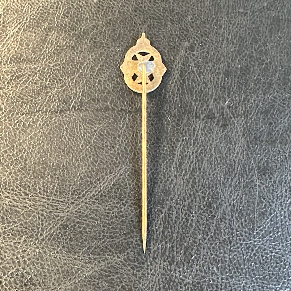 Knights Templar Palestine Ohio Commandery # 33 Enameled Stickpin