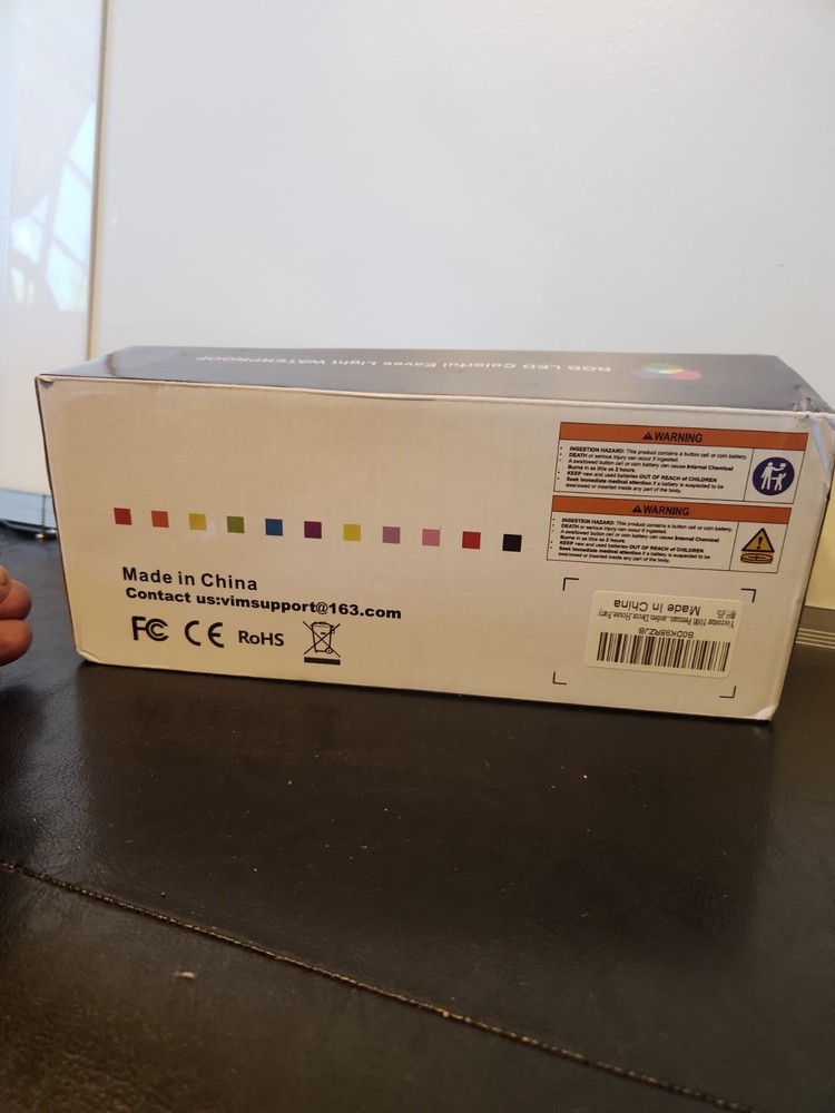 RGB LED Multicolor Waterproof Outdoor String Light with Remote