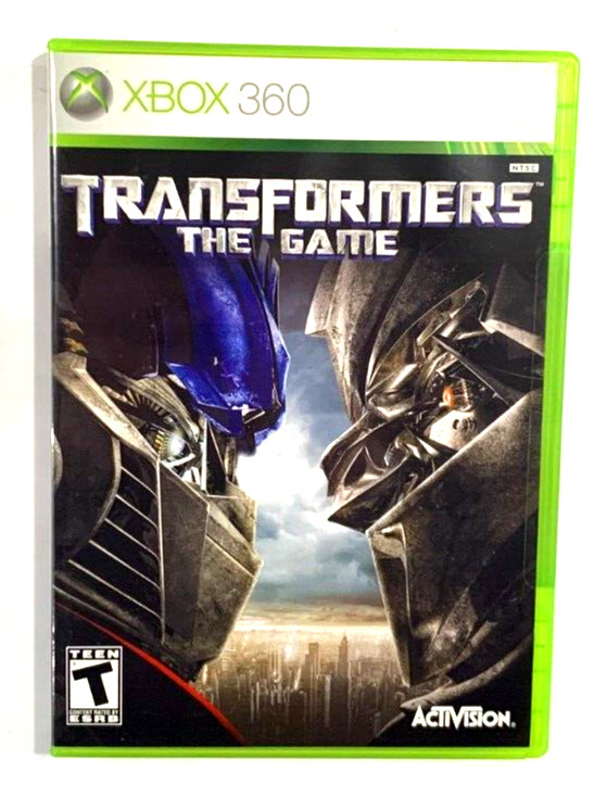 Transformers The Game Microsoft Xbox 360, Authentic Replacement Case Only