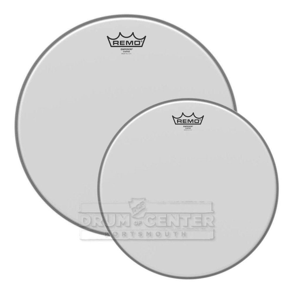 Remo Emperor Coated Drumhead Pack 13"/16"