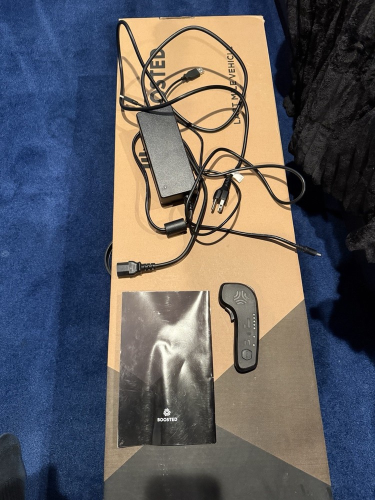 Boosted Stealth Electric Longboard with Remote, Charger, Manual & Box