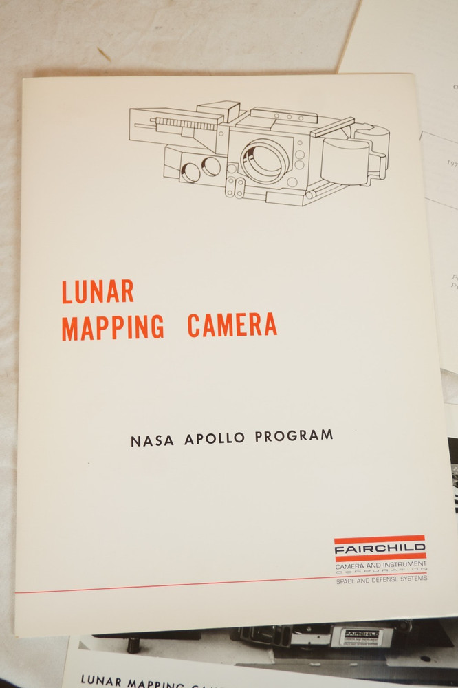 NASA Apollo Program Lunar Mapping Camera Official Internal Documents & Photos
