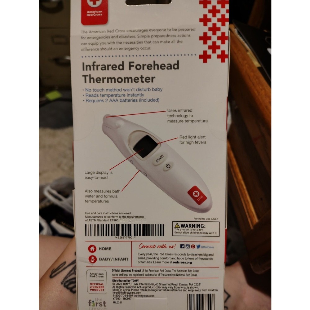 American Red Cross Infared Thermometer NEW