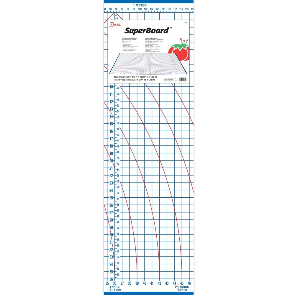 Dritz Foldable Superboard, Laminated Cutting Surface
