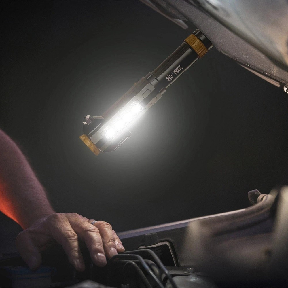 KC AutoLight 2 Pack 1000LM Emergency Flashlight Tool Magnetic Base Rechargeable