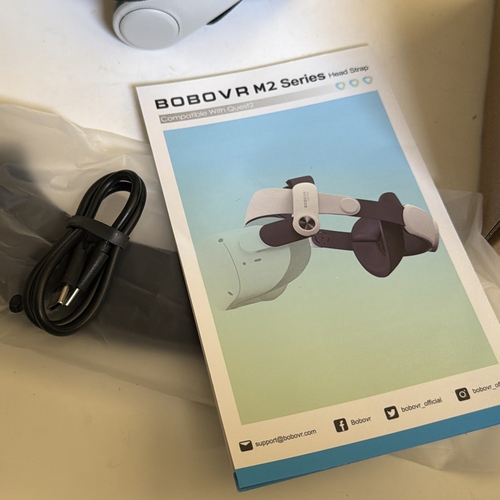 BOBOVR M2 Pro+ Head Strap Battery Pack for Meta Quest 2 VR Open Box