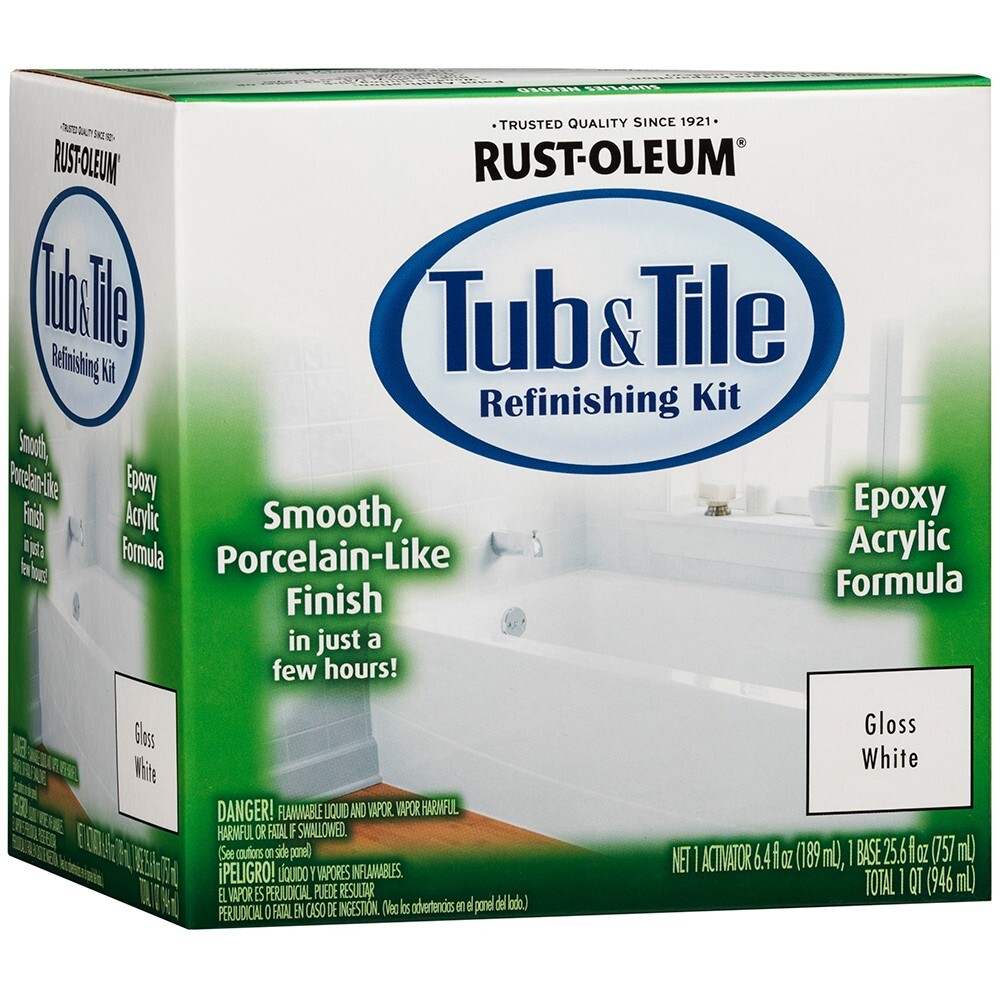 Rust-Oleum Tub & Tile Refinishing Kit Gloss White