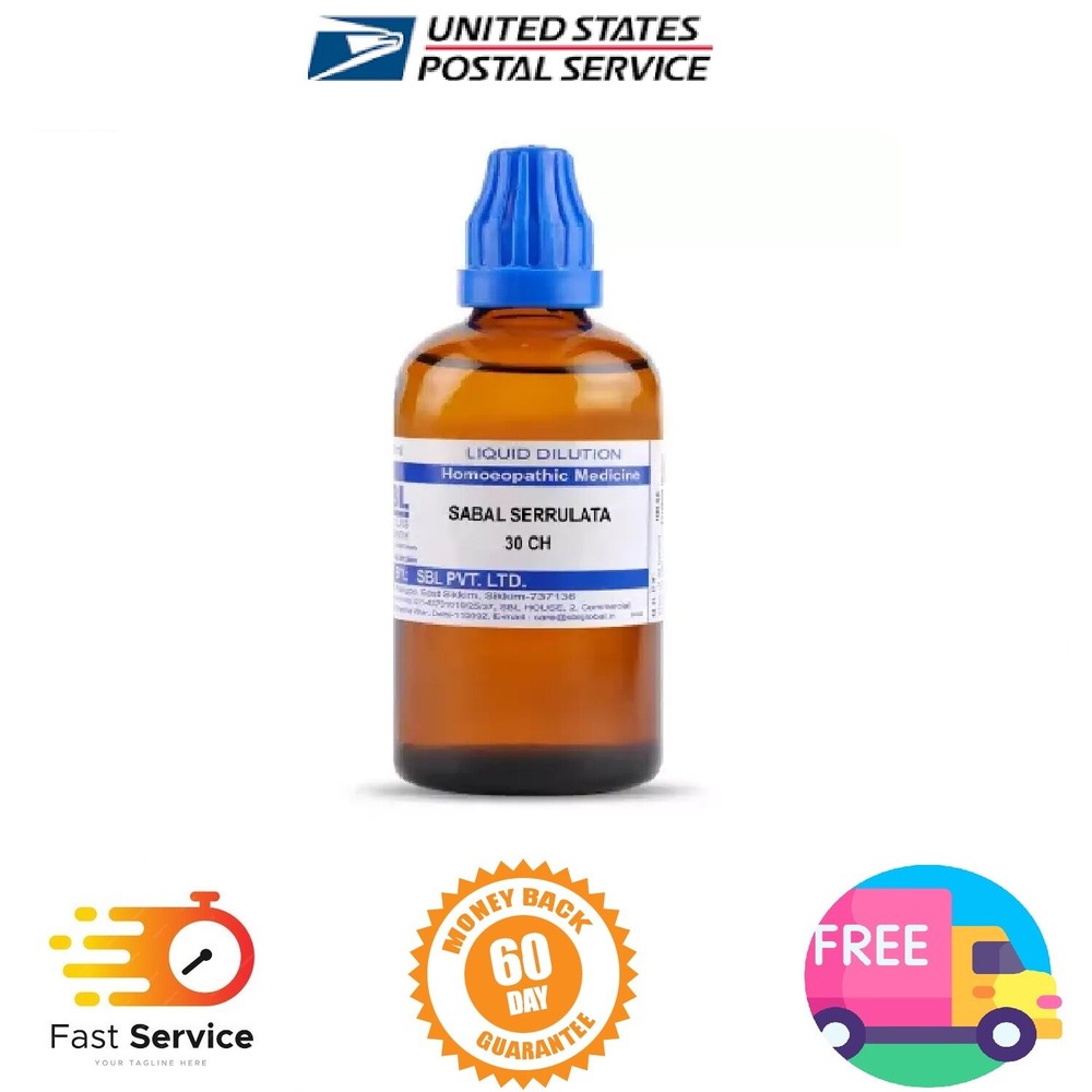 SBL Homeopathy Sabal Serrulata (30 ML / 100 ML) (Select Potency)