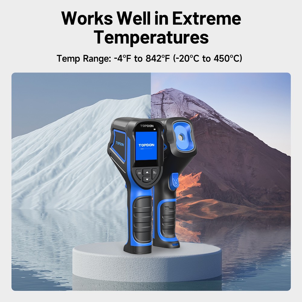 TC004 Mini Advanced Handheld Thermal Imaging Camera IR Infrared Thermometer