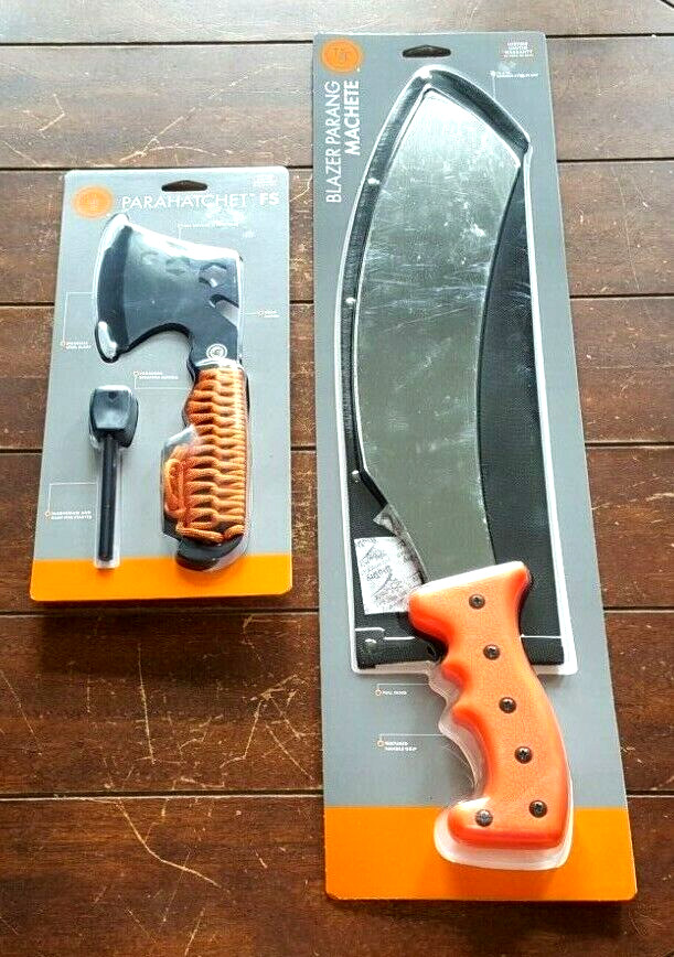 Blazer Parang Machete & Parahatchet FS Set with Shealths!