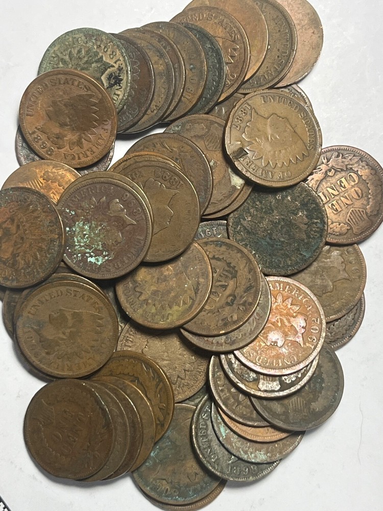 30 EACH INDIAN HEAD CENT CULLS
