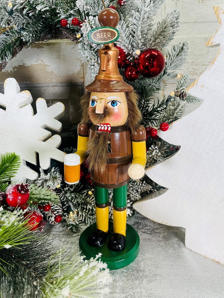 Santa's Workshop 70784 Beer Meister Nutcracker, 14"