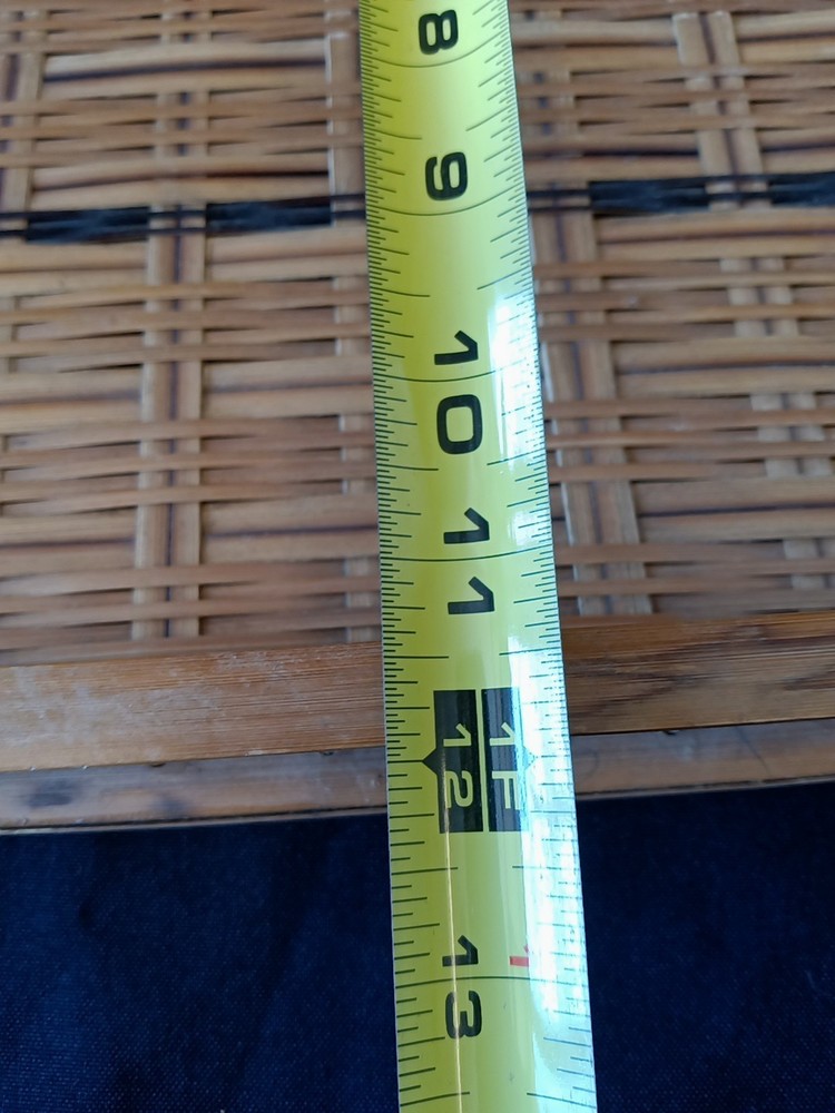 Bamboo Serving Tray Rectangular Sturdy Retro Tiki Barware MCM Boho