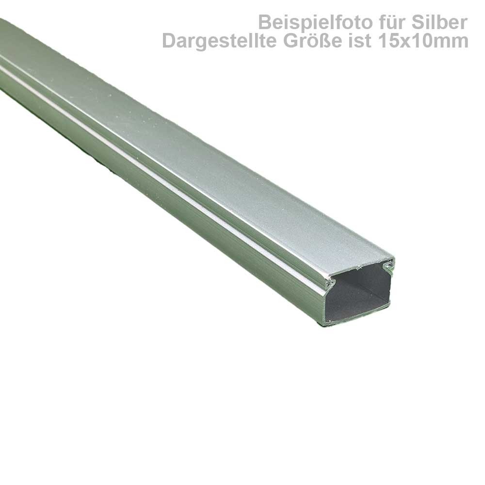 Cable Duct 40x25mm Silver Screw Mount 1m
