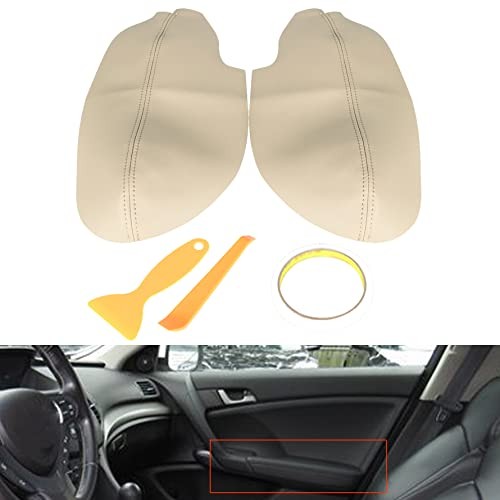 Leather Door Panel Armrest Handrail Cover Replacement for 2009-2014 Acura TSX