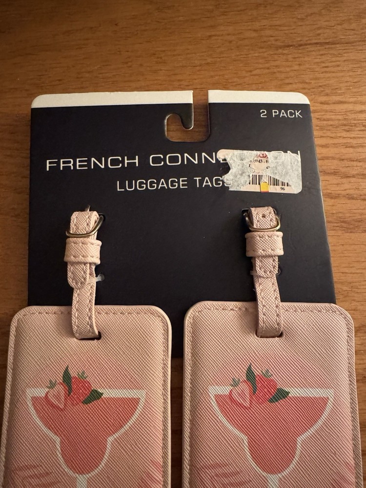French Connection Luggage Tags NWT