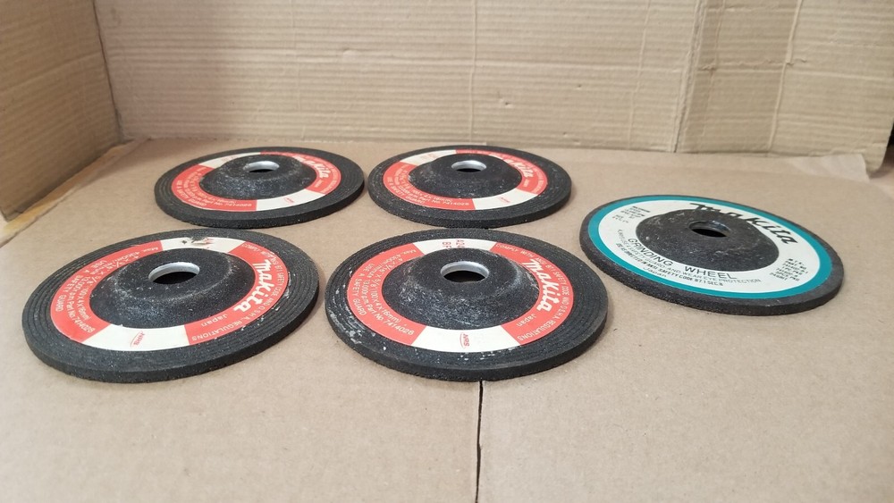 5PC Makita A24P-BF Grinding Wheels , VGC
