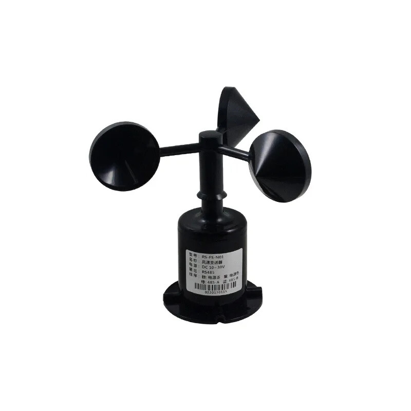 Wind Speed Transmitter Sensor Three Cups Meteorological Wind Speed Monitoring