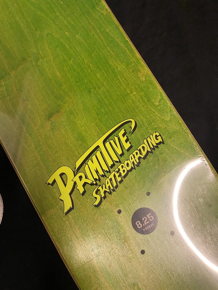 RARE SIGNED Primitive Street Fighter Blanka Skateboard Deck Carlos Ribeiro GITD