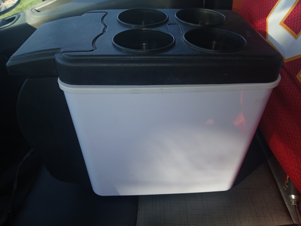 small cooler for vehicle.. cool /warm switch works great!