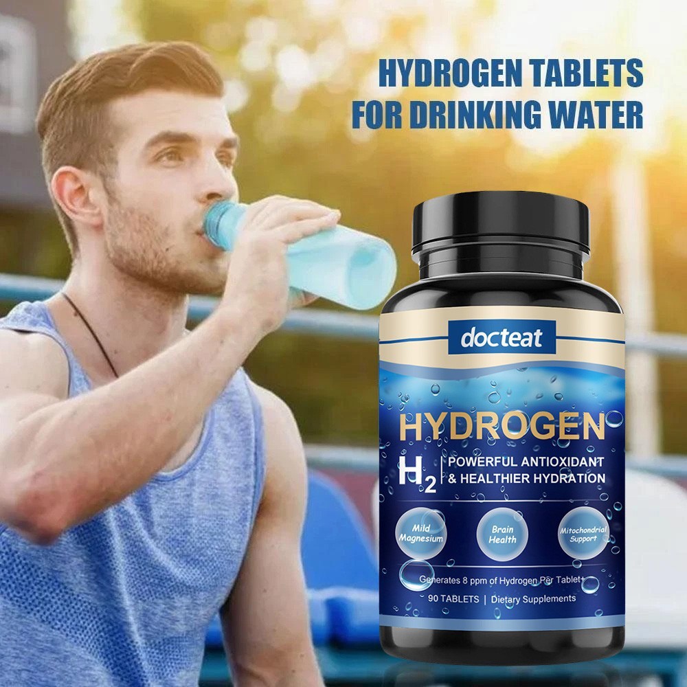 Molecular Hydrogen Water Tablets for Drinking Water Pure Magnesium H2 Hydrogen