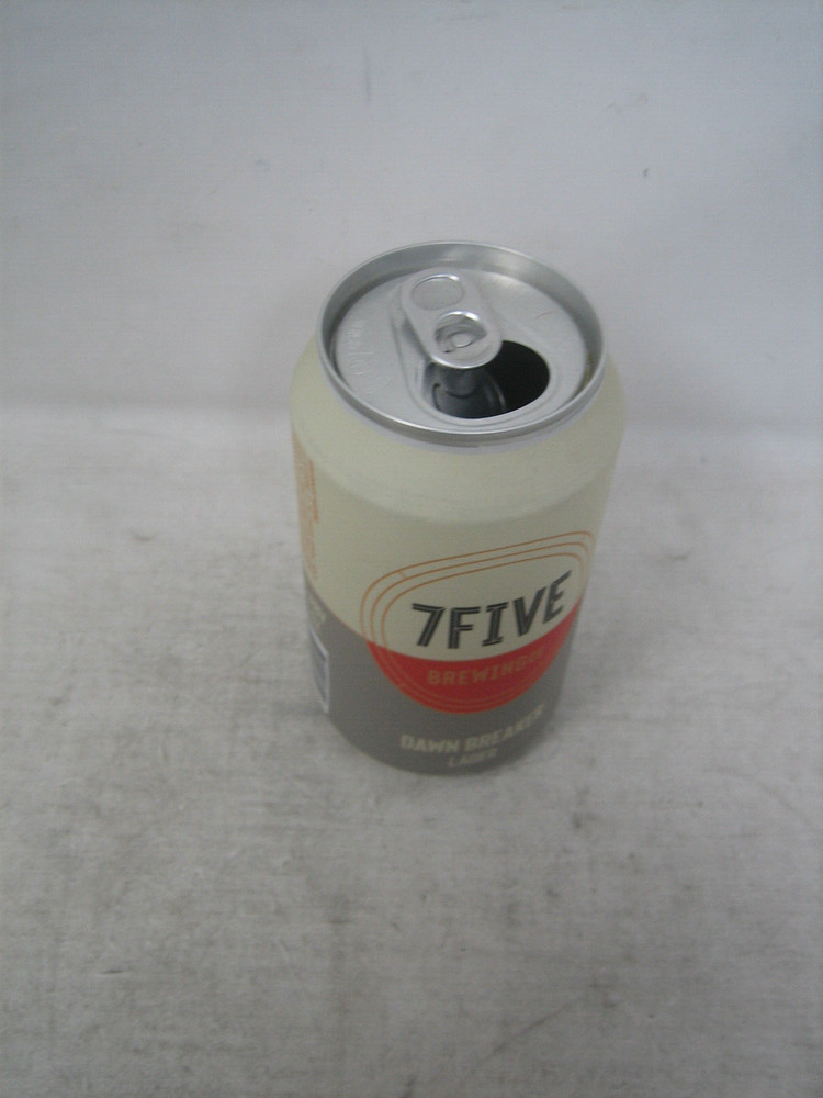 7 five brewing dawn breaker lagar beer can micro brewery 7five