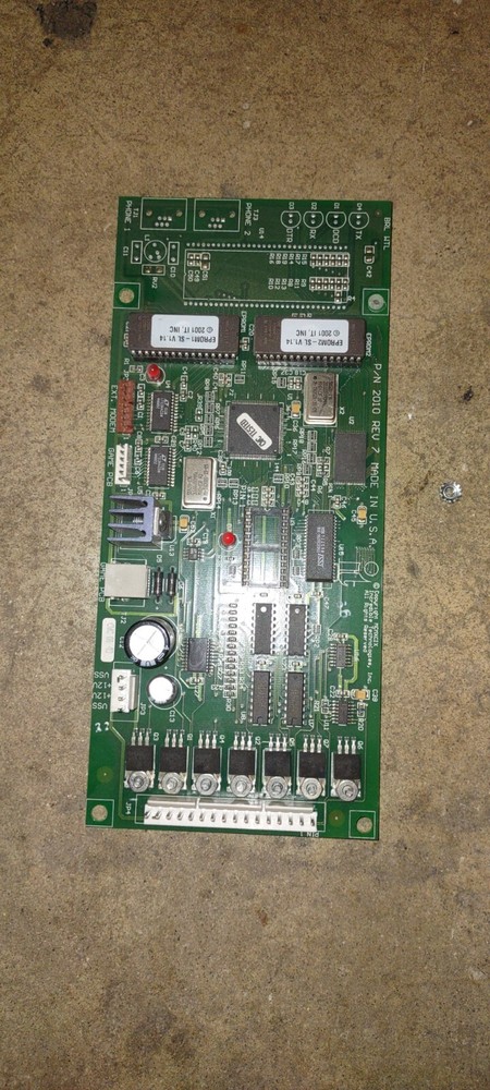 golden tee 2005 arcade top sign pcb working #111