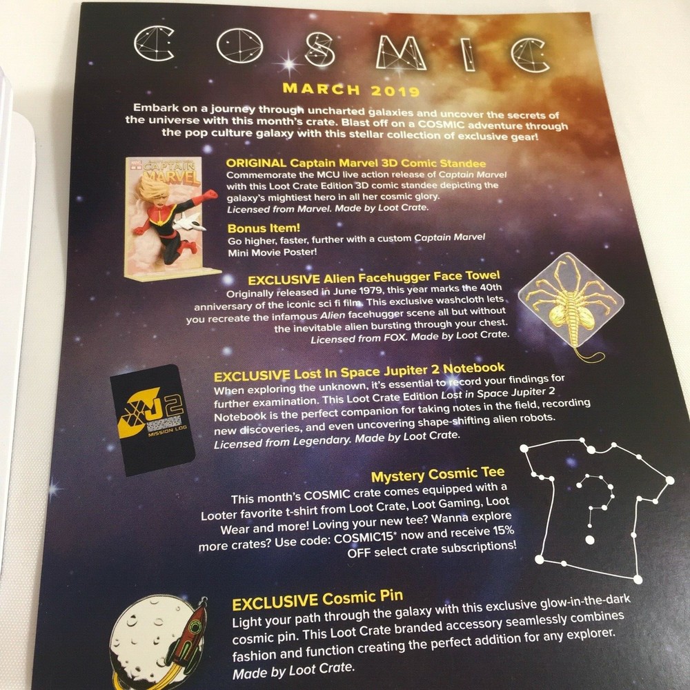 Lost In Space Jupiter 2 Mission Log Notebook Loot Crate Exclusive