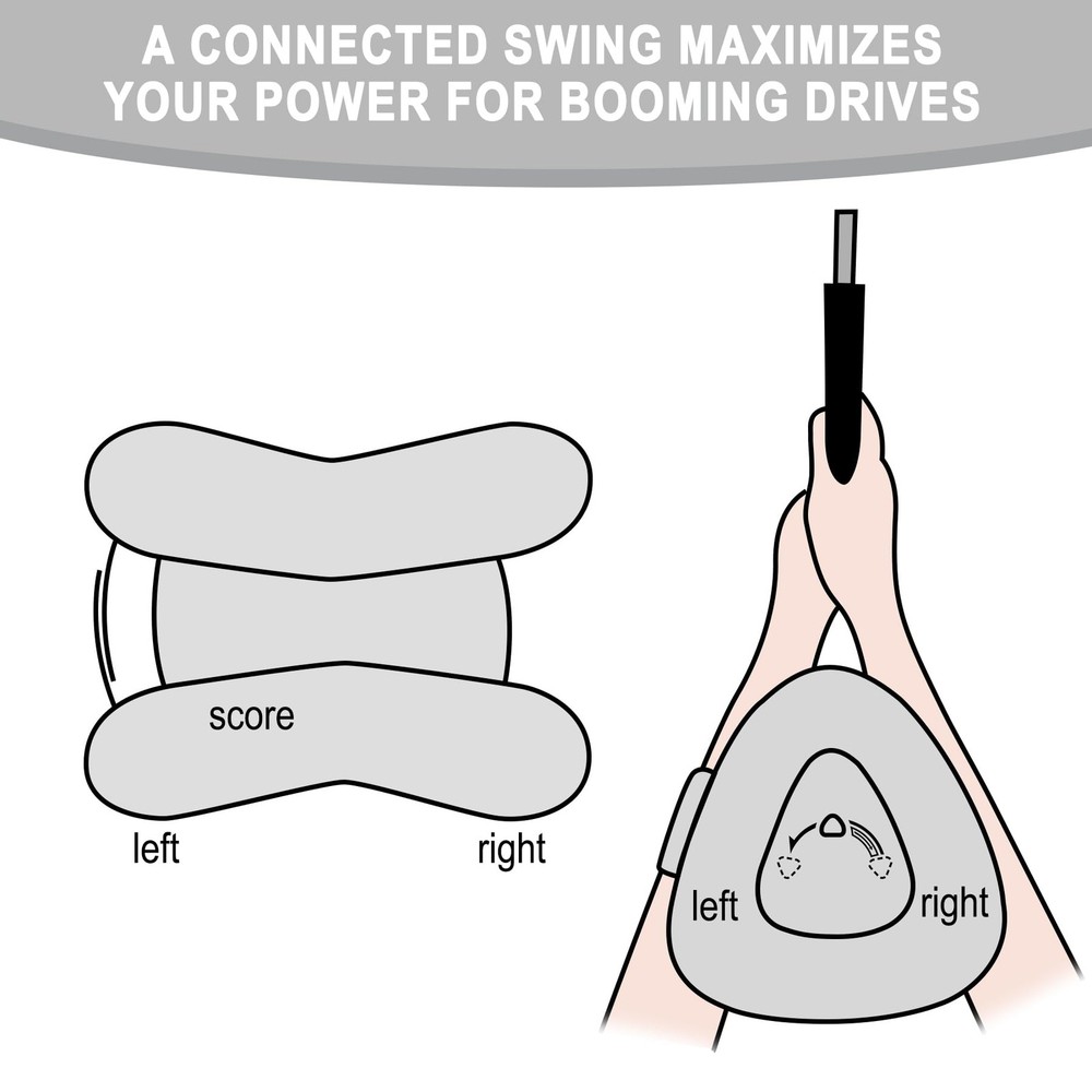 Golf Swing Training Aids Inflatable Triangle Teacher Fit Posture Correction P.